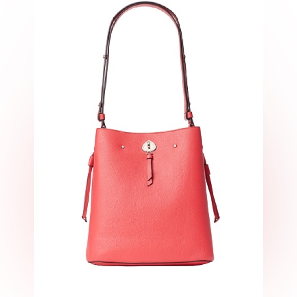 kate spade Handbags - Kate Spade New York MARTI LARGE BUCKET BAG in RED EUC